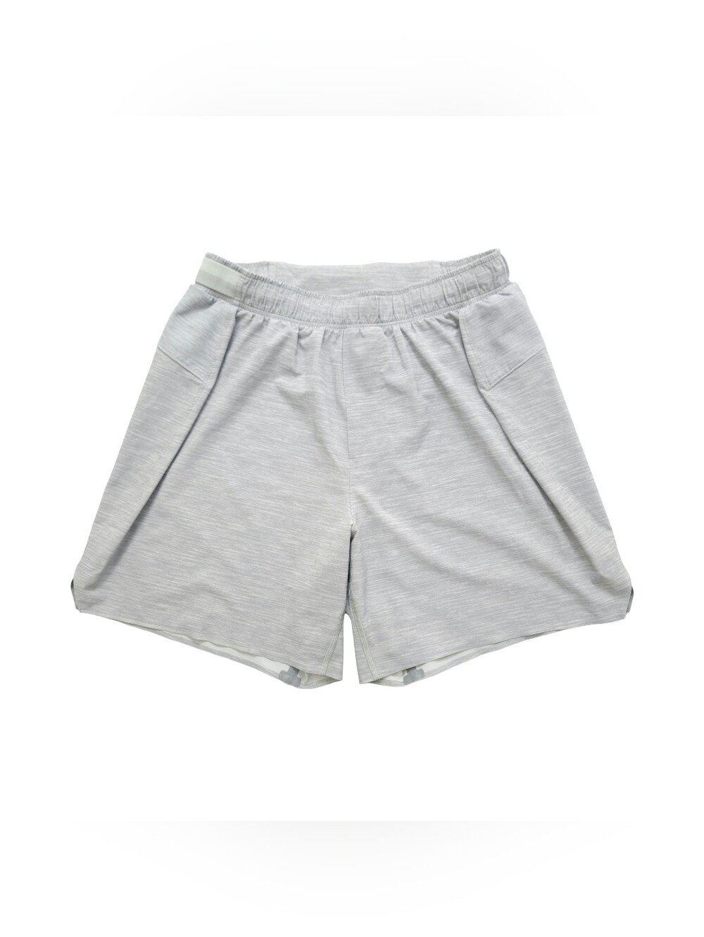 Lululemon Men's Surge Short XS Heather All Over Sea Salt Light Cast Grey